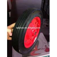 13 inch small solid rubber tire and wheel for wheelbarrow and trolley